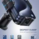 Lamicall 2026 Wider Clamp & Metal Hook Car Phone Holder Vent [Thick Cases Friendly] Phone Holders for Your Car Mount Gfts Automobile Hands Free Accessories for Women Men for iPhone 16 15 14 13 Pro Max (Black)