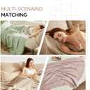 SOULFUL Muslin Throw Blanket with Tassels - Soft King Size Cotton Throw Blanket for Couch or Bed, Lightweight and Breathable Gauze for All Seasons, LightChampagne, 108" x 90"