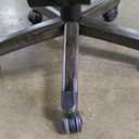 La-Z-Boy Delano Big & Tall Executive Office Chair, Ergonomic Mid-Back Lumbar Support, ComfortCore Memory Foam Cushion, Weathered Gray Wood Arms & Swivel Base, Bonded Leather, Chestnut Brown