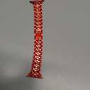 Mosonio Compatible with Apple Watch Band 38mm 40mm 41mm 42mm 44mm 45mm 46mm 49mm with 2 Pack Case Women, Jewelry Replacement Metal Bands Strap with Bling PC Protective Case for iWatch Ultra SE Series 11/10/9/8/7/6/5/4/3/2/1 Red