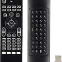 Favormates Air Remote Mouse MX3 Pro,2.4G Backlit Kodi Remote Control,Mini Wireless Keyboard & Infrared Remote Control Learning, Best for Android Smart Tv Box HTPC IPTV PC Pad Xbox Raspberry pi 3