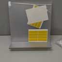 OKPOW Shelf Dividers Closet Organizer - 12" Tall X 11.8" Deep Acrylic Clear Sturdy Separate for Clothes Purse - Adjustable Space Saver Easy Install for Home Organization Enthusiasts 12 Pack