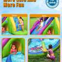 ACTION AIR Inflatable Water Slide, Shark Bounce House with Slide for Wet and Dry, Playground Sets for Kids Backyard, Water Spray & Water Pool, Durable Sewn with Extra Thick Material, 15'L x 10.5'W x 8'H