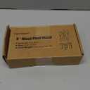 Vigordream Plant Stand, Indoor/Outdoor Wood Plant Holder, Single Flower Pot Stand, Sturdy Planter Stand (Walnut, Fit 5-9 Inch Pots)