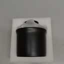 Stoneware Butter Crock with Lid, Ceramic Butter Dish with Water Line, Countertop Butter Keeper, Butter Holder for Countertop, Black