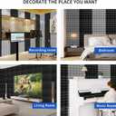 36 Pack Pyramid Acoustic Panels 12" X 12" X 2" Sound Proof Foam Panels with Self-Adhesive Acoustic Foam Panels of High Density Fast Expand Studio Soundproof Wall Panels-Black