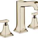 hansgrohe Metropol Classic Classic 2-Handle 3-Hole 8-inch Tall Bathroom Sink Faucet in Polished Nickel, 31331831