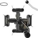 DEX2400C Top Manifold Assembly with air Bleed Compatible with Hayward Pro-Grid and Micro-Clear DE Filters Also Replacement for Pentair 59023700