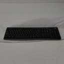 Logitech K270 Wireless Keyboard for Windows, 2.4 GHz Wireless, Full-Size, Number Pad, 8 Multimedia Keys, 2-Year Battery Life, Compatible with PC, Laptop, Black (1 Pack)
