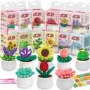 Air Dry Clay for Kids - 12 Plants DIY Modeling Clay Kit with Sculpting Tools & STEM Tutorials - Ultra Light, Soft, Safe - Back to School Classroom Supplies, Home Party, Birthday Gifts for Ages 3-12+