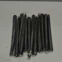 12PCS 10-Inch Black Bleeding Taper Candles,Vampire Tears Taper Candles- Unscented Ideal for Halloween, Christmas, Rituals, and Themed Party Decor