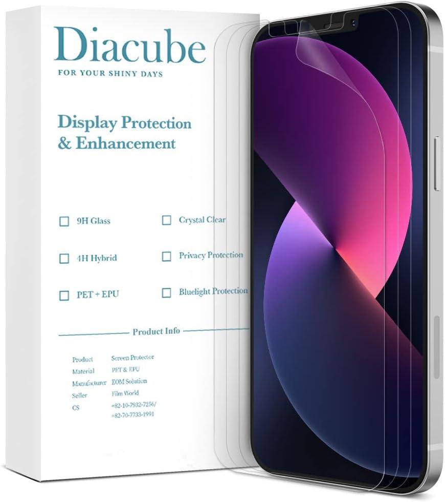 3-Pack Anti Glare Matte Screen Protector for iPhone 13 Mini, Break-Resistant PET EPU Film, Anti Fingerprint, Silky Touch, Dust Free & Easy Installation with Alignment Jig
