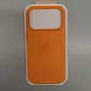 Apple iPhone 17 Pro Silicone Case with MagSafe and Camera Control: Lightweight Phone Case, Wireless Charging Compatible, Smooth Matte Finish, Orange