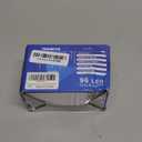 Orangie LED Icicle Lights, 96 LEDs 9.8ft 8 Modes, Curtain Fairy Light, LED String Light for Wedding/Christmas/Halloween/Thanksgiving/Easter/Party Backdrops Family Patio Lawn Decoration(Warm White)