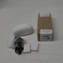 Electric Stapler,Including 2000 Staples and 1 Staple Remover, Suitable for Palm Size and high Comfort25 Sheet Capacity, AC Adapter or Battery PoweredBattery not Included(White)