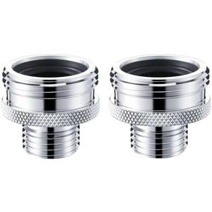 2 Pack Ball End Shower Arm Adapter Kit, Converts Vintage 14UN 20UN Arms to 1/2 Inch NPT, for Converting Old Fashioned Ball Shower Arm to 1/2'' Standard Fittings