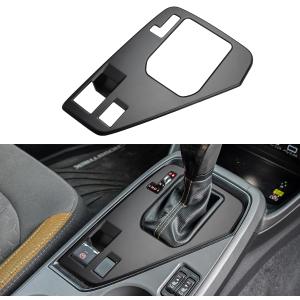 INTGET Matte Gear Panel Cover for 2024 2025 2026 Crosstrek/Impreza Accessories Middle Center Console Interior for 2025 Crosstrek Wilderness Accessories 2026 (Small Gear Panel Cover-Matte Black)