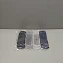 unenow Unisex Non Slip Grip Socks with Cushion for Yoga Pilates Barre Home & Hospital (Medium, 4 Pairs-black/Blue/Light Grey/Dark Grey)