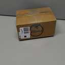 Breeze Touch 5.9FT Lighted Snow Christmas Garland, Olive Garland with Red Berries, Battery Operated Christmas Garland for Mantel, Staircase and Table Winter Holiday Decorations