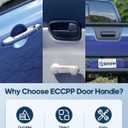 ECCPP Exterior Door Handle 2002-2006 for Nissan for Altima Outer Replacement Front Driver Left Door Handle 1pc Black 806078J009 NI1310123