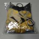 2 x Happy Birthday Decorations Banner and Balloons, Happy Birthday Banner Sign Party Supplies Hanging Decorations Black Gold