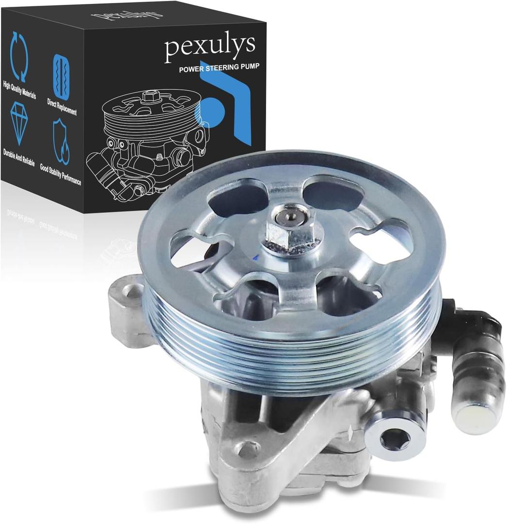 21-5341 Power Steering Pump with Pulley Compatible with Honda Accord L4 2.4L 2003-2007, Replace OE: 96-5341, 990-0656, 56100-RAA-A01RM