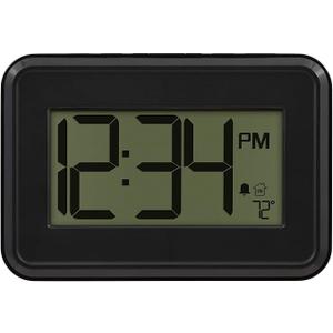 M80307 La Crosse Technology Digital Wall Clock with IN Temperature & Timer