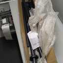 VIVOHOME 2-Pack 3 Step Hand Rails for Outdoor Steps, Galvanized Steel Railing, Black Round Exterior Handrails for Porch, Deck, or Indoor Stairs, Complete Installation Kit