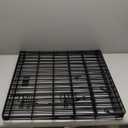 MidWest Homes for Pets Folding Metal Puppy/Dog Exercise Pen, Indoor/Outdoor Playpen with Secure Door, Provides 16 Sq Feet of Play Space, 24-Inches Tall, Black E-Coated