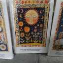 3 PCS Framed Girl and Floral Tree Poster, Canvas Print Art Boho Wall Art Painting Pictures Whimsical Art Print Wall Decor Contemporary Home Decor for Living Room Bedroom Apartment (23"L x16"W)