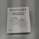 Momcozy Nipple Shield, Floral Contact Nipple Shield for Breastfeeding Moms with Flat or Inverted Nipples, Made Without BPA/BPS (1 Pair, 20mm)