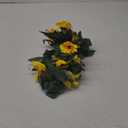 Beferr Sunflower Garlands Decor-2 Pack 7.5ft/Pcs Artificial Sunflower Vines Silk Hanging Flowers with Green Leaves for Wedding Birthday Party Home Wall Decorations