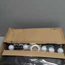 Froova 4FT Light up Numbers 40 Mosaic Numbers Marquee Lights Sign 40 Frame with Slots for 40th Birthday Party Large Cardboard with Light Bulbs Pre-Cut Kit Giant Cut-Out Thick Foam Board Sign DIY Party