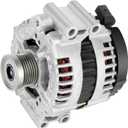 SCITOO Alternator 11301 Fit for BMW 2008-2013 3.0L For BMW 323i 2007-2009 2.5L For BMW X3 2007-2009 3.0L ABO0391 12-31-7-550-968 12V 180Amp CW 6 Groove Clutch Pulley VBO0391 400-24214 400-24287