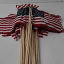 Annin Flagmakers 41294 8" x 12" USA / American Hand Flag - Quantity 9696