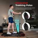 Sunny Health & Fitness Treadpad Slim Walking Pad Treadmill with Handlebars