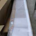 FREDBECK 30X84(Double 15x84) White Bifold Barn Door Sliding Bi fold Doors Bi-fold Folding with 34" Hardware Kit & Handle,Solid MDF Door with Water-Proof PVC Surface for Closet,Assembly Required