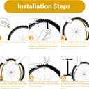 2 Pack 29 Inch Bike Tube, 29" Bicycle Tube for 29 x 2.125/2.2/2.25/2.3/2.35/2.4 Bike Tire, Butyl Rubber Inner Tube with 2 Tire Levers for Mountain MTB Bike