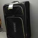 Kenneth Cole REACTION Chelsea Chevron Quilted Luggage, Black, 28-Inch Checked
