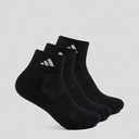 Adidas Men's Women's Athletic Cushioned 3-Pack Quarter