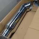 5 Inch Inlet 7 Inch Outlet Polished Stainless Steel Miter Angle Cut Diesel Smoker Exhaust Stack Tip Diesel Exhaust Tip(Stack Smokers 5" ID Inlet 36" Long)
