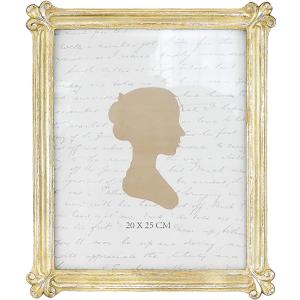 Sunlit Vintage Picture Frame 8x10 Inch, Luxury Antique Photo Frames with Glass Front, Photo Display, Tabletop Wall Hanging, Gift Ideas, Gold and Silver (Slivery Light Gold)