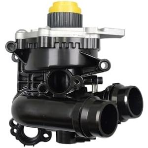 REVO Water Pump Assembly Replacement for Audi A6 A5 A4 A3 TT Q5 Q3 Allroad Compatible with for VW Tiguan Jetta Passat GTI Eos Beetle CC 2.0T TSI Replace#06H121026AF 06J121026R 707152080 1312460