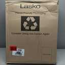 Lasko Pedestal Fan, Oscillating Fan for Bedroom with Adjustable Height and 3 Cooling Speeds, Portable, 18", Black, 1827