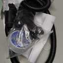 FASDUNT Shower Head with Handheld, High Pressure Handheld Shower Head with 80" Extra Long Stainless Steel Hose & Adjustable Bracket, Showerhead with ON/OFF Switch, Black