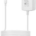 Show 8 Power Cord Adapter Replacement for Alexa 4th / 3rd Gen, Show 10 (3rd Gen), Alexa Plus 2nd Gen - 30W White Charger Plug with 5ft Long Cable