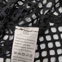 Bersisa Woman's Black Wide Mesh Top, Size XL