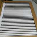 20"x26" Gable Vent Aluminum Alloy – Large Vent for Attics & Barns, Rustproof Mesh to Stop Small Animals, Customizable Finish, Opening 18"x24" White Paintable