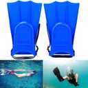 Kids Snorkeling Fins 2 Pack Swim Flippers for Children PVC Lightweight Diving Swimming Training Gear Snorkel Gear for Boys Girls Pool Beach Ocean Water Sports