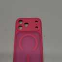 CANSHN Magnetic Compatible with iPhone 17 Pro Max Case, Upgraded [Full Camera Protection] [Compatible with Magsafe] [Translucent Matte] Shockproof Protective Phone Cover 6.9 Inch - Hot Pink